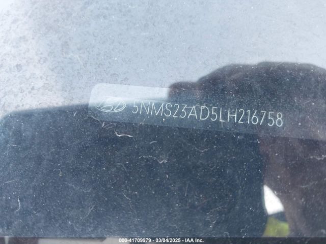 5NMS23AD5LH216758 Hyundai Santa Fe Se