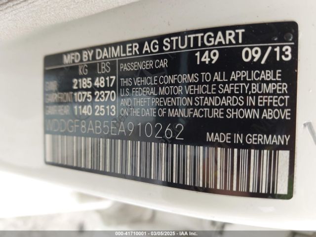 WDDGF8AB5EA910262 Mercedes-Benz C 300 Luxury 4matic/sport 4matic