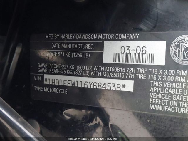 2006 HARLEY-DAVIDSON FLHTCI 1HD1FFW116Y684538 Photo 9