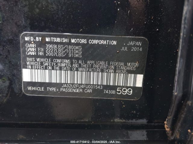 2015 MITSUBISHI LANCER JA32U2FU4FU001543 Photo 8