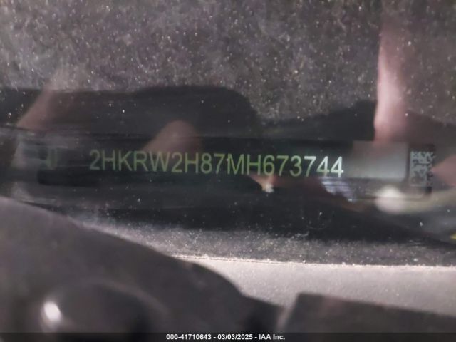 2HKRW2H87MH673744 Honda Cr-v Awd Ex-l