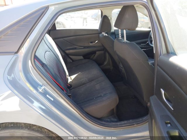 KMHLM4AJ7NU029118 Hyundai Elantra Hybrid Blue