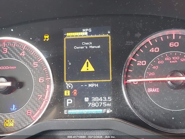 4S3GTAK60H3754720 Subaru Impreza 2.0i Sport