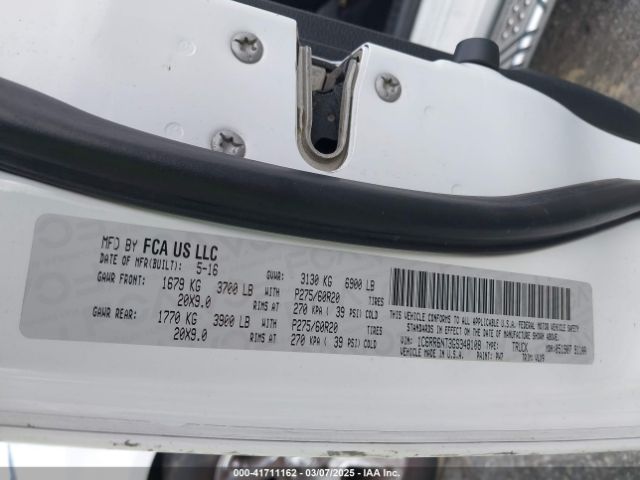 1C6RR6NT3GS348108 RAM 1500 Laramie