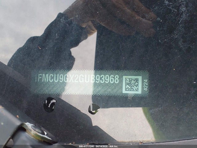 1FMCU9GX2GUB93968 Ford ESCAPE SE