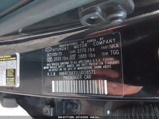 KMHRC8A31LU018571 Hyundai Venue Sel