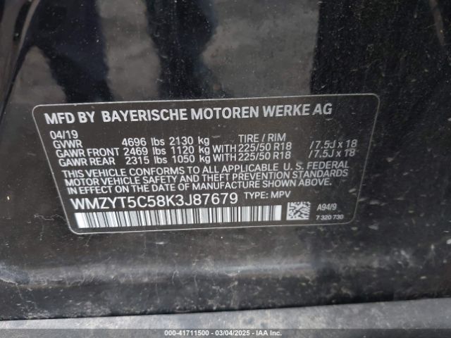 WMZYT5C58K3J87679 Mini Countryman Cooper S