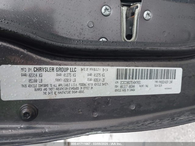 2C3CCABG7EH347031 Chrysler 300 300s