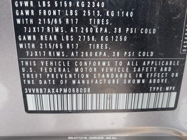 Volkswagen tsi 2023 3VVRB7AX4PM068008 Image 9