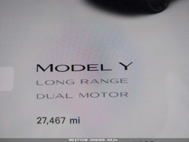 7SAYGAEEXPF707503 Tesla Model Y Awd/long Range Dual Motor All-wheel Drive
