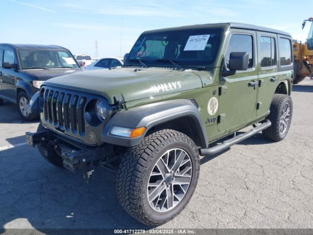 2021 JEEP WRANGLER UNLIMITED 1C4HJXDNXMW783832 Photo 1
