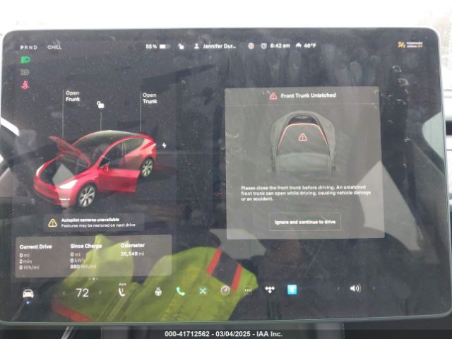 5YJYGDEE3MF204941 Tesla Model Y Long Range Dual Motor All-wheel Drive