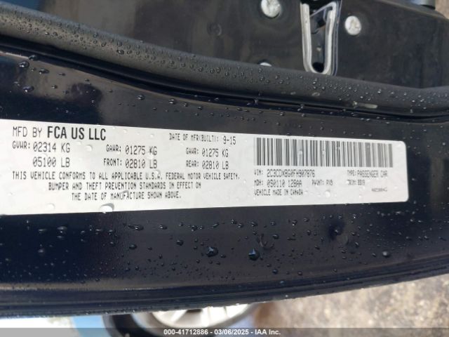 2C3CDXBG0FH907876 Dodge Charger Se