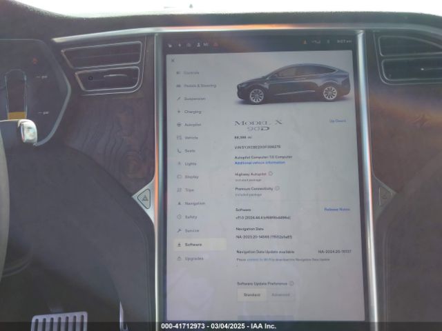 5YJXCBE2XGF006279 Tesla Model X 60d/70d/75d/90d/p100d