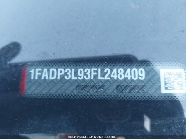 1FADP3L93FL248409 Ford FOCUS ST