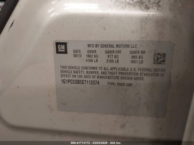 2014 CHEVROLET CRUZE 1G1PC5SB5E7112074 Photo 8