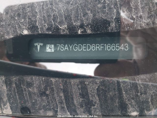 7SAYGDED6RF166543 Tesla Model Y