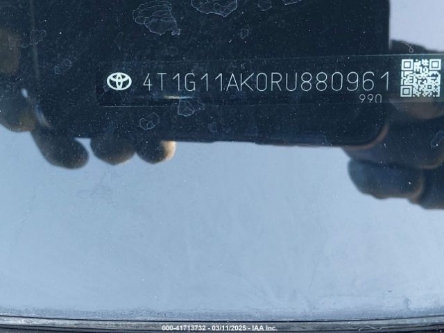 4T1G11AK0RU880961 Toyota CAMRY SE