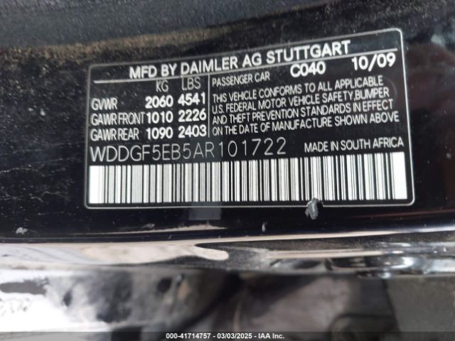 2010 MERCEDES-BENZ C 300 WDDGF5EB5AR101722 Photo 8