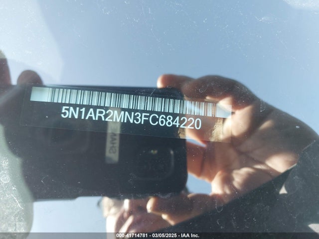 Nissan Pathfinder Sl 2015 5N1AR2MN3FC684220 Image 9