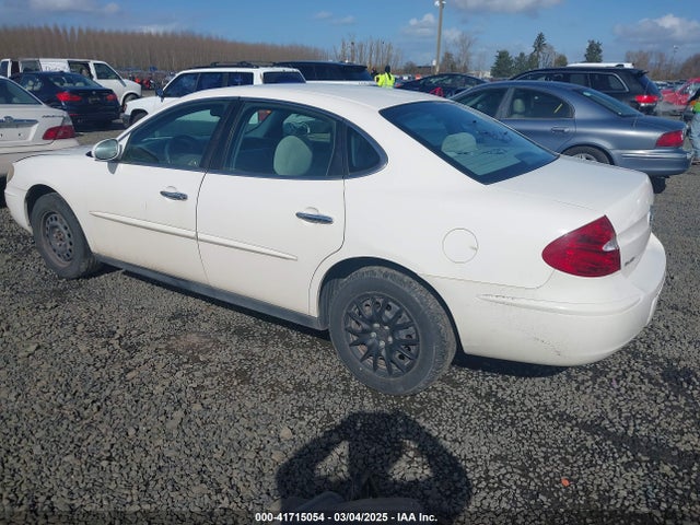 41715054 :رقم المزاد ، 2G4WC532751320015 vin ، 2005 Buick Lacrosse Cx مزاد بيع