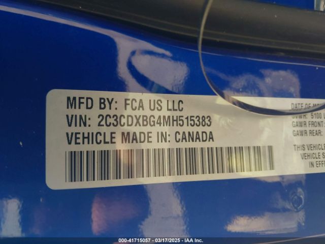 2021 DODGE CHARGER 2C3CDXBG4MH515383 Photo 8