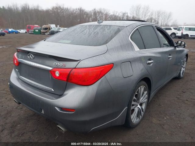 JN1FV7AR3GM451964 Infiniti Q50 3.0t Red Sport 400