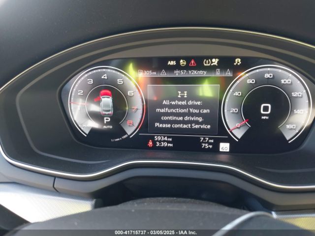 WAUEACF50RA095851 Audi A5 Sportback Prestige 45 Tfsi S Line Quattro S Tronic