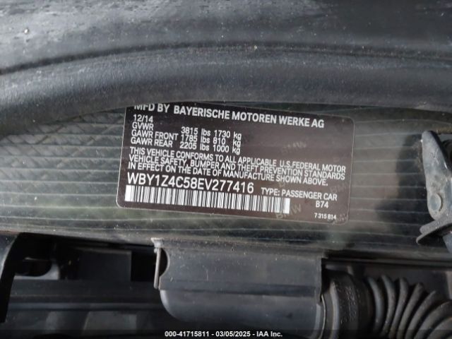 2014 BMW I3 WBY1Z4C58EV277416 Photo 8