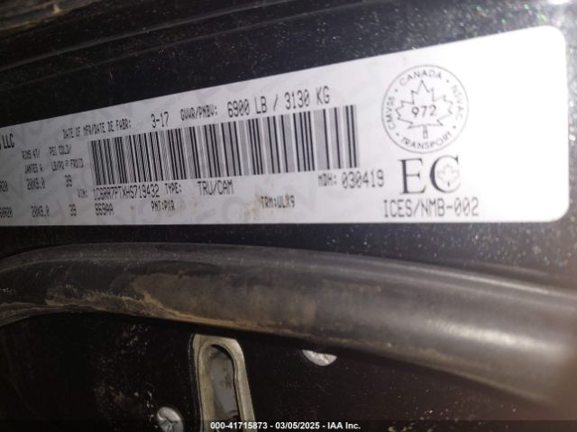 1C6RR7PTXHS719432 RAM 1500 Longhorn