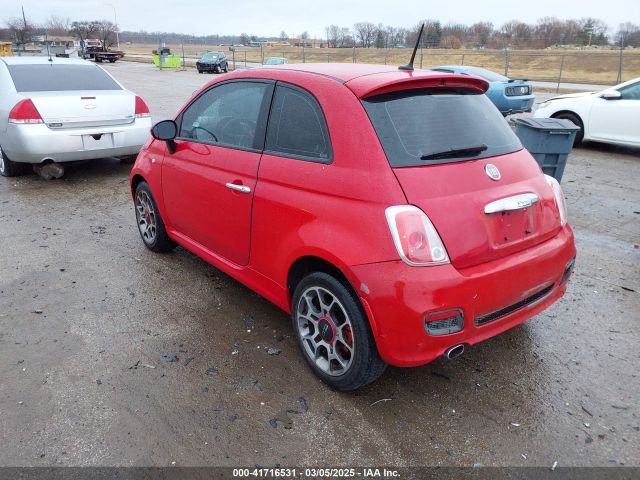 2012 FIAT 500 3C3CFFBR4CT113259 Photo 2