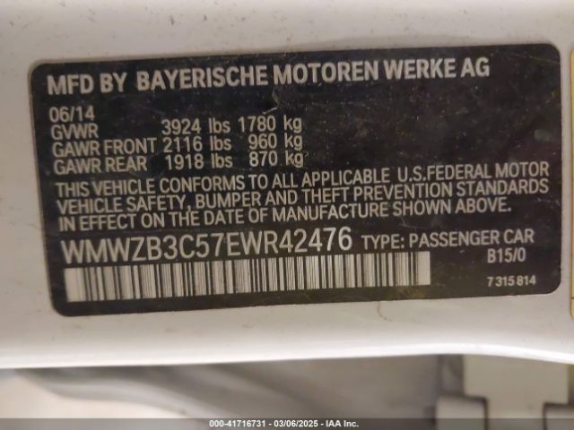 WMWZB3C57EWR42476 Mini Countryman Cooper