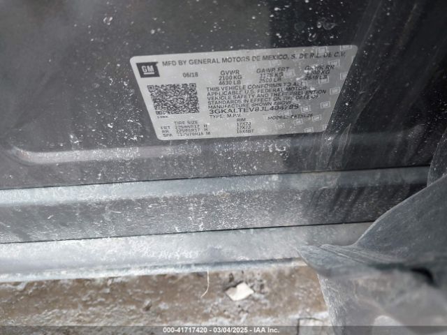 3GKALTEV8JL404786 GMC Terrain Sle