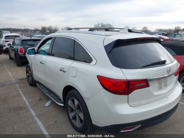 2014 ACURA MDX 5FRYD4H22EB015174 Photo 2