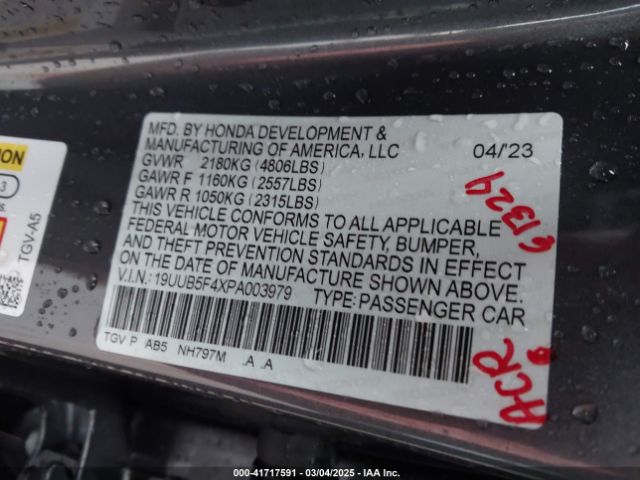 2023 ACURA TLX 19UUB5F4XPA003979 Photo 8