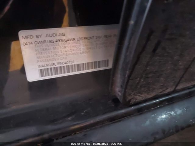 WAUFFAFL7EN040132 Audi A4 2.0t Premium