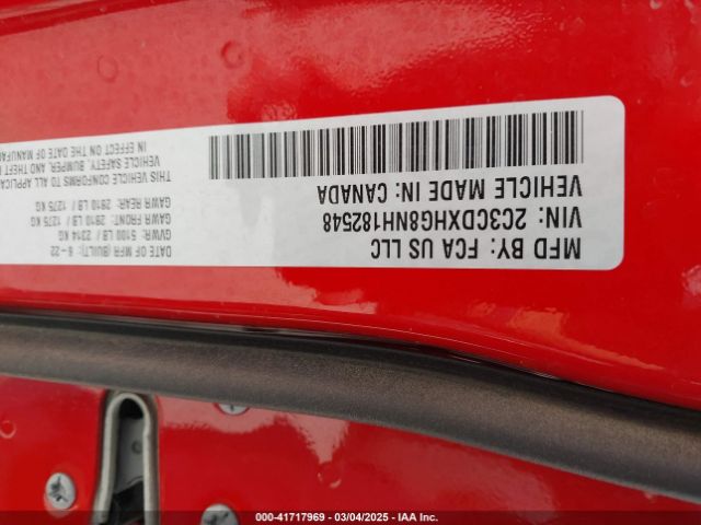 2C3CDXHG8NH182548 Dodge Charger Gt Rwd