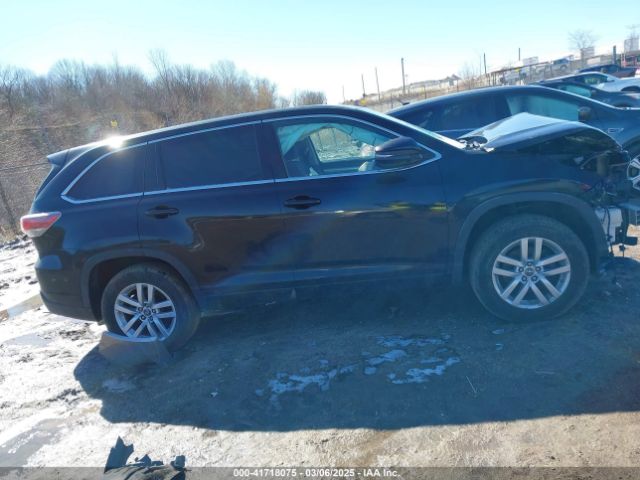 5TDZKRFHXGS135903 Toyota Highlander Le V6