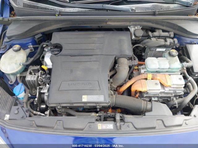 KMHC65LC1KU178876 Hyundai Ioniq Hybrid Blue