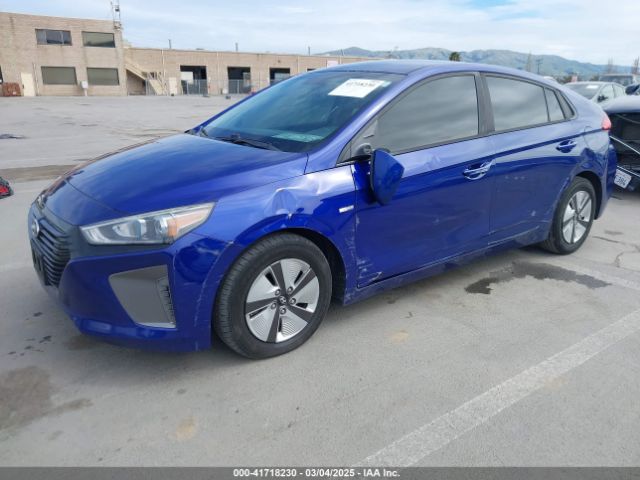 KMHC65LC1KU178876 Hyundai Ioniq Hybrid Blue