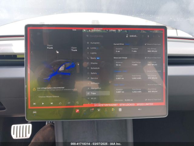 5YJ3E1ET0RF842987 Tesla Model 3 Performance All-wheel Drive