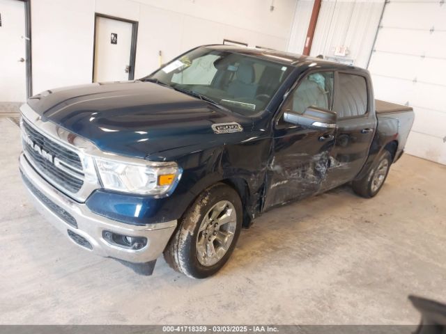 1C6SRFFTXMN649551 RAM 1500 Big Horn  4x4 5'7 Box