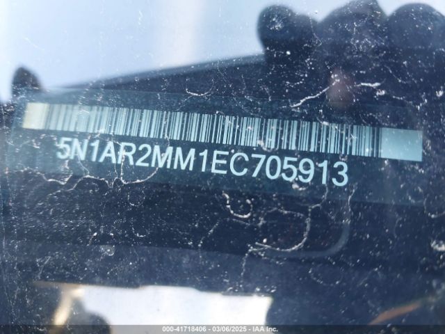 5N1AR2MM1EC705913 Nissan Pathfinder Sv