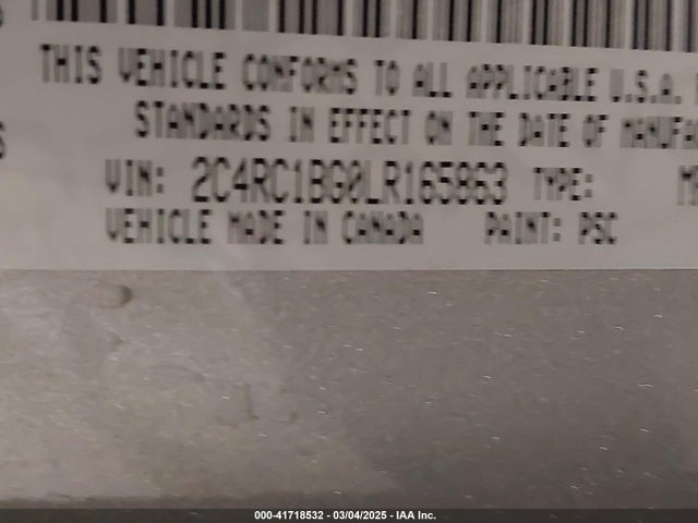 Chrysler Pacifica Touring L 2020 2C4RC1BG0LR165863 Image 9
