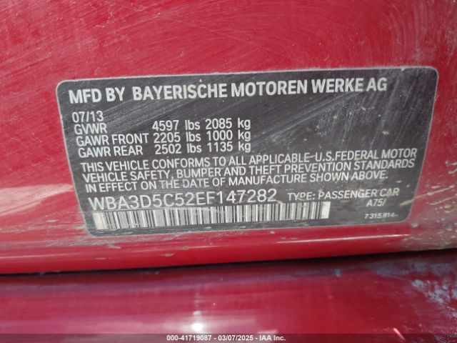 WBA3D5C52EF147282 BMW 328d Xdrive