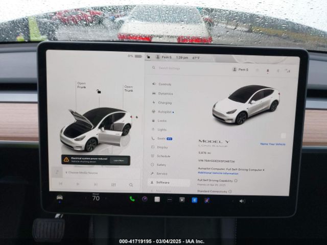 7SAYGDEDXSF248734 Tesla Model Y Long Range Dual Motor All-wheel Drive