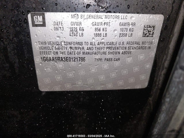 2014 CADILLAC ATS 1G6AA5RA3E0121786 Photo 8