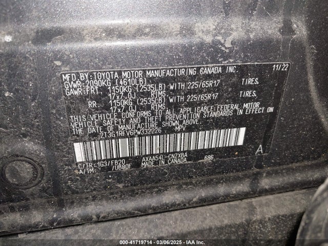 Toyota RAV4 LE 2023 2T3G1RFV6PW332226 Image 9
