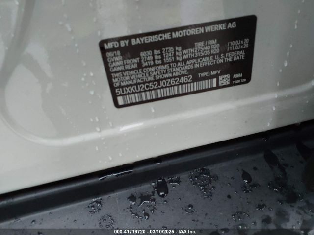5UXKU2C52J0Z62462 BMW X6 Xdrive35i