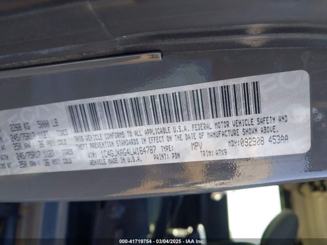 1C4GJXAG4LW164787 Jeep Wrangler Sport S 4x4